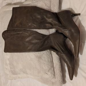 Donald J Pliner boots, woman's size 8.5, espresso brown leather, made in Italy